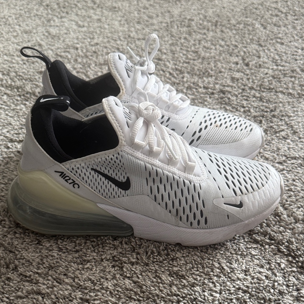 Nike Air Max 270 White Black Sneakers
